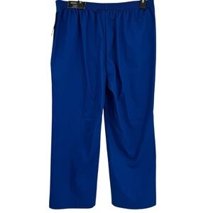 Alfred Dunner NWT Women's Blue Classic Twill Pull-On Pants Size 14 Short